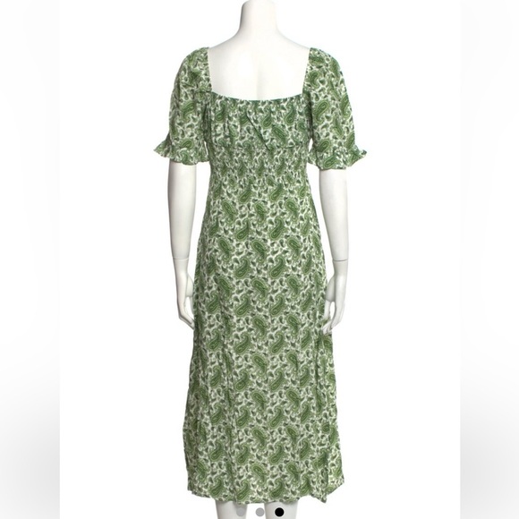 Faithfull The Brand Le Galet Paisley Print Midi Dress - Picture 6 of 15